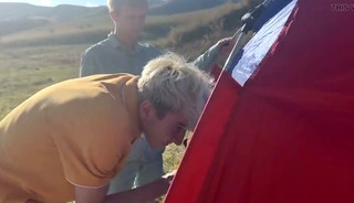 Stepfather in a Tent in the Forest Seduced Two Students for Sex