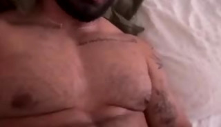 theothermirey29 Latin Stud Strokes In Bed solo masturbation with thick dick