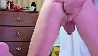 Dildo in boy pussy