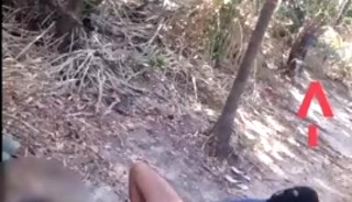 fucking the security guard in the forest