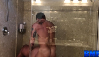 Riley Mitchel Fucks Doggystyle in Bareback Shower