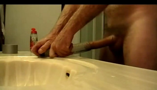 Thick cock gets unloaded