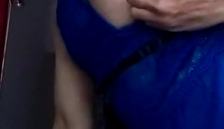 Slimmy_Sree young cute gay riding dildo in blues