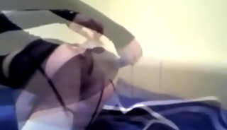 Crossdresser fuck ass and cum