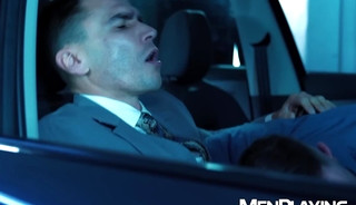 Dani Robles pick up slutty executive MrDeepVoice for a nasty car fuck