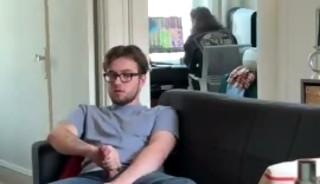 cumming while my roommate is playing video games right behind me.