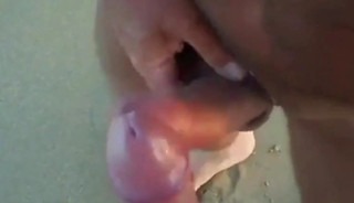 Daddy takes a stroll and blows the cameraman