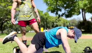 Daniel Gets More Than A Workout