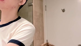 Tiny twink with tall jock