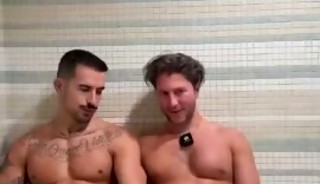 If somebody walks in this locker room, we are fucked