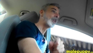 Dominant Giant daddy accidentally shrank his son and had to drive him to school