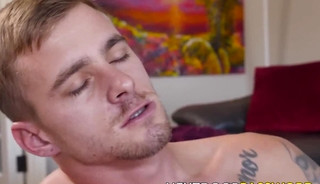 Hunk keeps playing video games during hardcore barebacking
