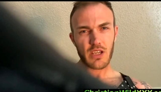 Verbal Master Christian Drains his cock