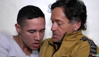 Daddy treats me so nice, he lets my tutor fuck me raw with daddy cum helping