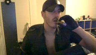 Leather sub's first cigar