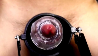 Testing a new penis sleeve and a silent masturbation machine