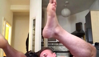 Chastity fag Jake Arkwright rides big dildo