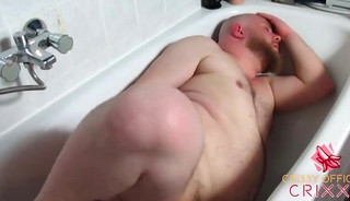 Cri33Y: Extremely pleasurable anal self-stimulation with a penis ring and a mega load of sperm