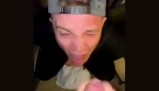 World famous cowboy Adam Archambault blows loads