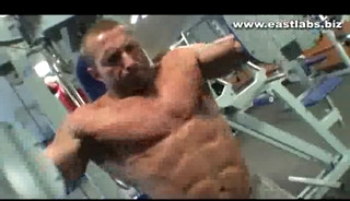 Jaroslav Horvath Lifting Weights And Sexy Posing