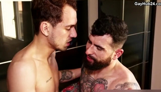 Raphael Moretti has a huge raw cock for cum hungry Oscar Marin