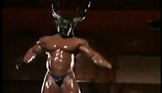 Sean Allan Sexy Posing In A Mask
