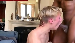 black bodybuilder gave into a gay man's mouth