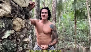 Wild fucking in the woods