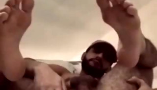 Sexy Latino spreads his hairy hole