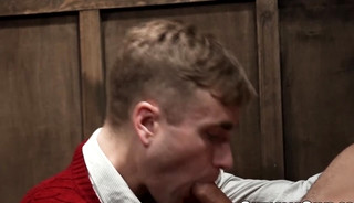 Watch priest Eddie Patrick turn Flynn Fenix confession into deep holy pounding