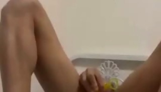 cute slave Jia fuckes himself