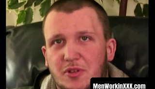 Gay amateur dude loves jerking off and we watch him intensely