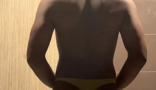 At Work In Da Public Bathroom Stripping Out My Clothes To Have Fun And Not Get Caught