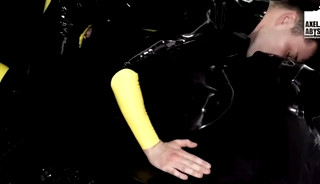 Dominating Helpless Gay In Vacuum Bed