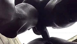 Doggy Bareback hot fuck