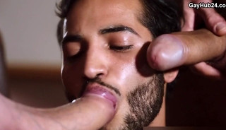 Tim and Mario Galeno tag team Colombian beauty Andrea Novak delicious raw hole