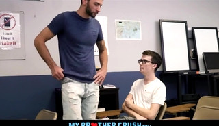 Straight Nerdy Twink Stepbrother Family Fucked By Popular Stepbrother In Classroom