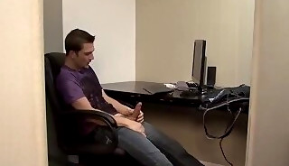 Office dudes Jessie and Kameron having hardcore sex action