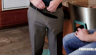 Getting Suspended Runs In The Fam And Step Dad Takes Care Of My Blues With His Dick