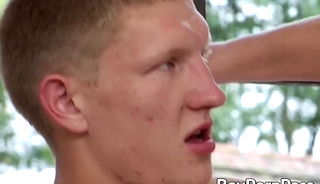 Hung jock Steve Weaver hardcore drilling his smooth twink