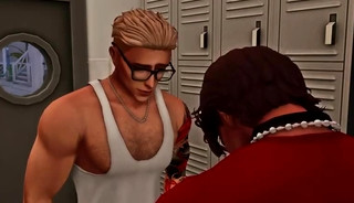 Lifeguard Fucks Client Hard In The Pool (SIMS GAY PORN)