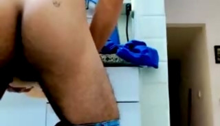 Str8 muscular latino toy fuck
