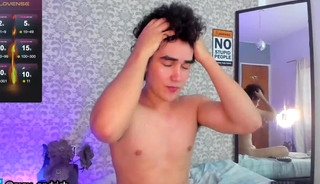 Latino Guy Stroking Fat Dick