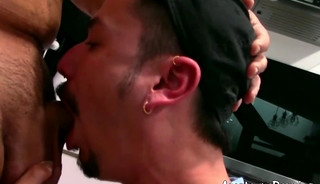 Mateo lets out sweet moans every time Pete hits his sensitive ass