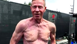 Jim Arrington Workout And Then Posing and Flexing