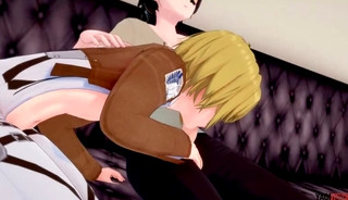 Shingeki no Kyojin Yaoi Eren Levi & Armin sexy compilation