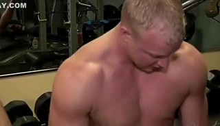 Steve and Sloan's gym fuck CF