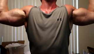 Fit muscle god perfection close up