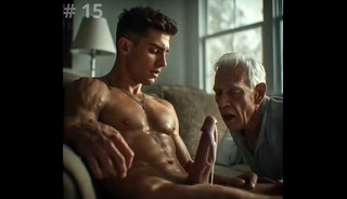 Young men cum, old men suck #01