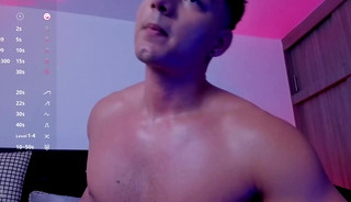 Showing-off Big Butt and Jerking-off